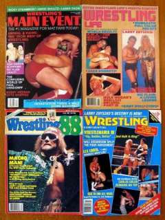 15 Vintage WRESTLING MagazinesThe Wrestler,Main Event  