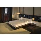 Modloft Worth Contemporary Platform King Bed with Two Nightstands