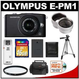 Olympus PEN Mini E PM1 Micro 4/3 Digital Camera & 14 42mm II Lens 