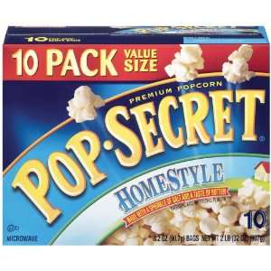 Pop Secret Homestyle Popcorn, 10 Count Grocery & Gourmet Food