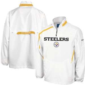 Pittsburgh Steelers White 2009 Sideline Throttle Hot Jacket  