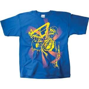Fly Racing Tagged Youth T Shirt Blue:  Sports & Outdoors