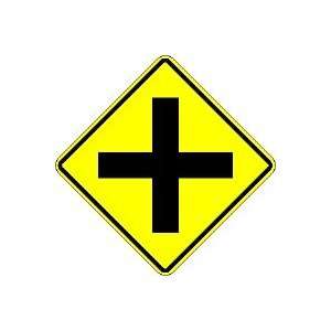 Metal traffic Sign: 30X30 Cross Road Symbol:  Home 