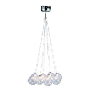  GLASS BUBBLE CLUSTER LAMP (hard wire only) Office 