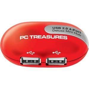  PC TREASURES, PC Treasures 07204 4 port USB Hub (Catalog 