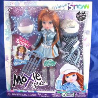 Moxie Girlz KELLAN Magic Snow Doll New Red Hair  