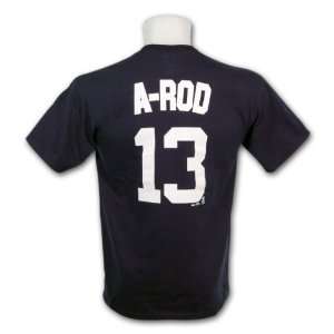  New York Yankees A Rod MLB Player Name & Number T Shirt 