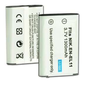   1300mAh Li ion Battery pack for Nikon ENEL11 EN EL11 Coolpix S550 S560