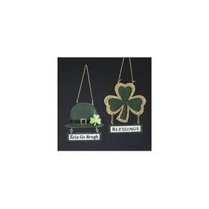  Pack of 24 Luck of the Irish Hat and Shamrock Message 
