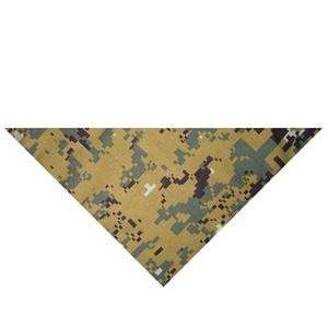   & Neck Cooler, 100% Cotton, Camouflage, Green Di