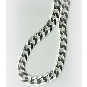 NEXUS ITALY.925 Sterling Silver 120 Gauge Curb Chain 20 Inch Necklace 