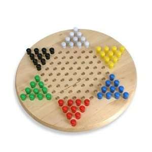  Solid Wood Chinese Checkers: Toys & Games