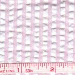  Cotton Seersucker Blend Bermuda Pink 30 Yard Bolt