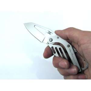  pocket knife folding folder knife keychains silver Sports 