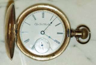 Elgin National Pocket Watch, Size 18, 1894, Hunters Case, Non Working 