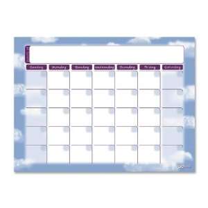   Dry Erase Monthly Calendar  16 1/2x22  3 Sheets/CT Office