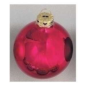  Huge Shiny Bordeaux Red Glass Ball Christmas Ornament 7 