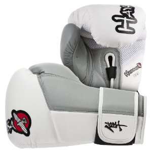   MMA Tokushu 16oz Sparring Gloves   White/Slate Grey