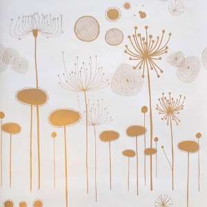  Fairy Flower Gold Wallpaper by Ferm Living