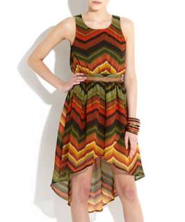 null (Multi Col) Multicoloured Ombre Striped Dress  251079999  New 