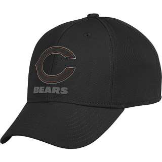 Chicago Bears Hats Reebok Chicago Bears Black Structured Flex Hat