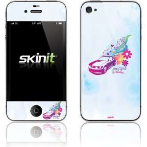   Girl   Floral Splash Vinyl Skin for Apple iPhone 4 / 4S Electronics