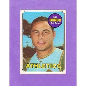  Sal Bando 1969 Topps Baseball (Oaklnad As) (Milwaukee 