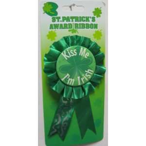  Kiss Me Im Irish & Happy St. Patricks Day Pins 2ct.: Toys & Games