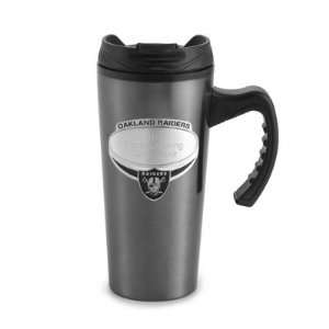  Personalized Oakland Raiders Gunmetal Travel Mug Gift 