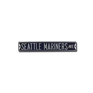 Steel Street Sign SEATTLE MARINERS AVE Sports 