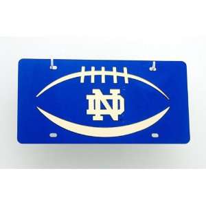    Notre Dame Fighting Irish Football License Plate: Automotive