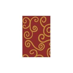  100% Recycled Gift Wrap   Red Curves: Health & Personal 