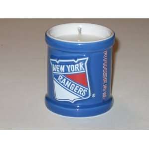NEW YORK RANGERS Team Logo Embossed Scented Decorative VOTIVE CANDLE 
