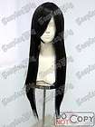 32 80cm BLACK Long straight Cosplay Wig