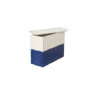  Areaware Cargo Containers, Blue & White