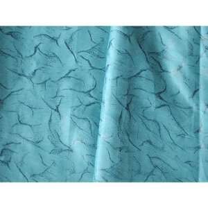 42 Wide Oceanic Waves   Faux Suede with Embossing 