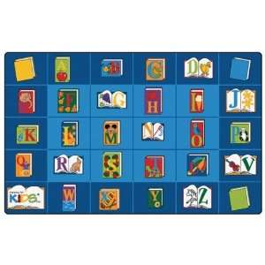 Carpets for Kids Reading by the Book Seating Rug (Factory Second 