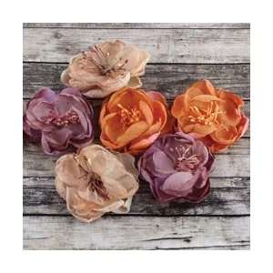     Fabric Flower Embellishments   Antique: Arts, Crafts & Sewing