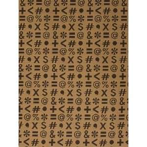   FbC 3106002 Who What When   Brown Comma Fabric Arts, Crafts & Sewing