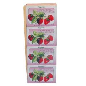  Kappus Strawberry milled cream soap   boxed, 4 X 4.2 