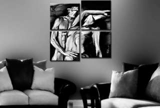 Erotika Bild Leinwand Schwarz Weiß Bilder Wandbilder  