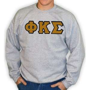  Phi Kappa Sigma Lettered Crewneck Sweatshirt Sports 