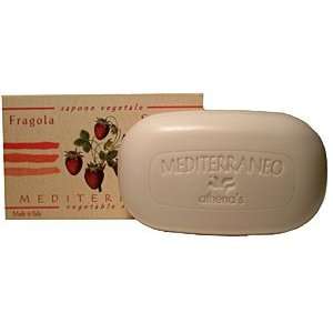  Athenas Mediterraneo Fragola Strawberry Single Soap 8.8 Oz 