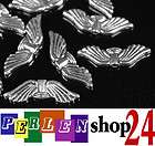 30 Metallperlen   Farbe Antiksilber   7x4mm   Schnecke   Perlen   M90 