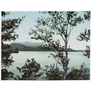  Reprint Upper St. Regis Lake, Adirondack Mountains 1902 