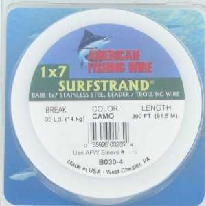  Surfstrand 1 x 7 Wire Camou Brown 30lb Test 300 Spool 