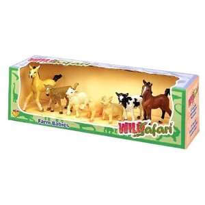  Wild Safari Farm Babies Gift Set: Toys & Games