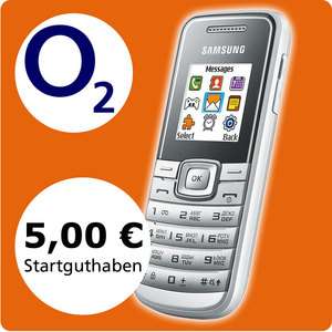 Samsung E1050 weiß o2 Prepaidpaket inkl. 5 Euro Guthaben NEU OVP 