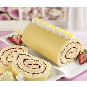 The Swiss Colony Strawberry Lemon Swirl Cake  Grocery 