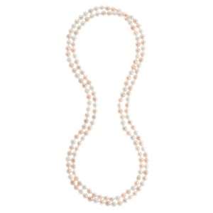 62 8.5 9mm Circle Pink, Peach and White Freshwater Cultured Pearl 
